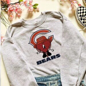 Bunny Bears NFL Chicago Bears Football Team Sweatshirt shirt Heavy Blend